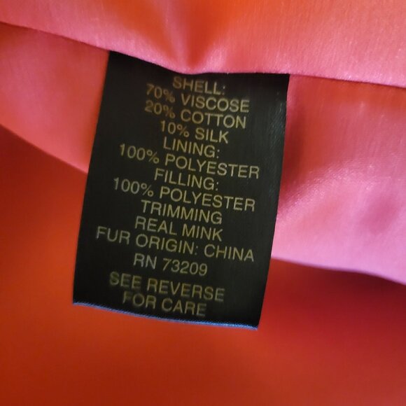 St John Couture Collection Mink Coat - Picture 2 of 10